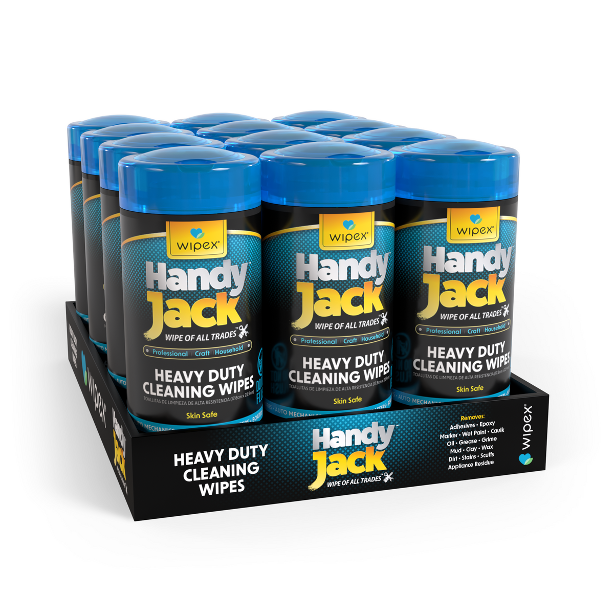 Wipex® Handy Jack® Heavy Duty Cleaning Wipes 60ct Canister