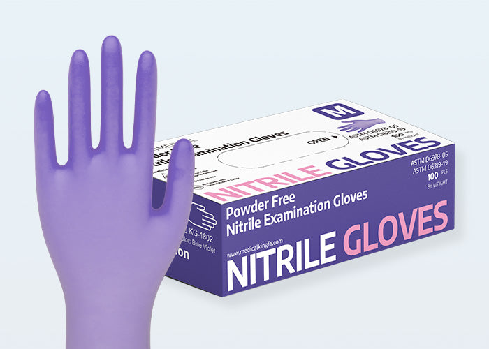 Kingfa Medical Purple gloves - Box