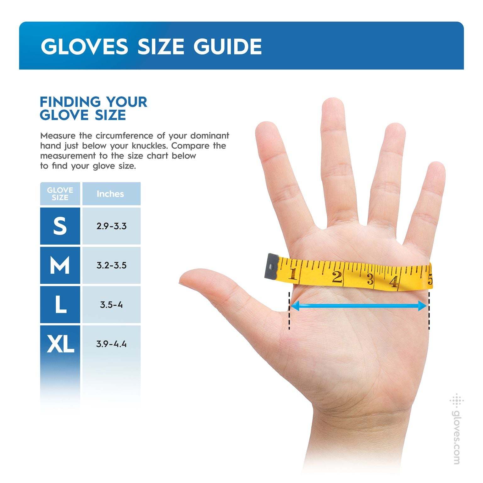 Nitrile gloves size store medium